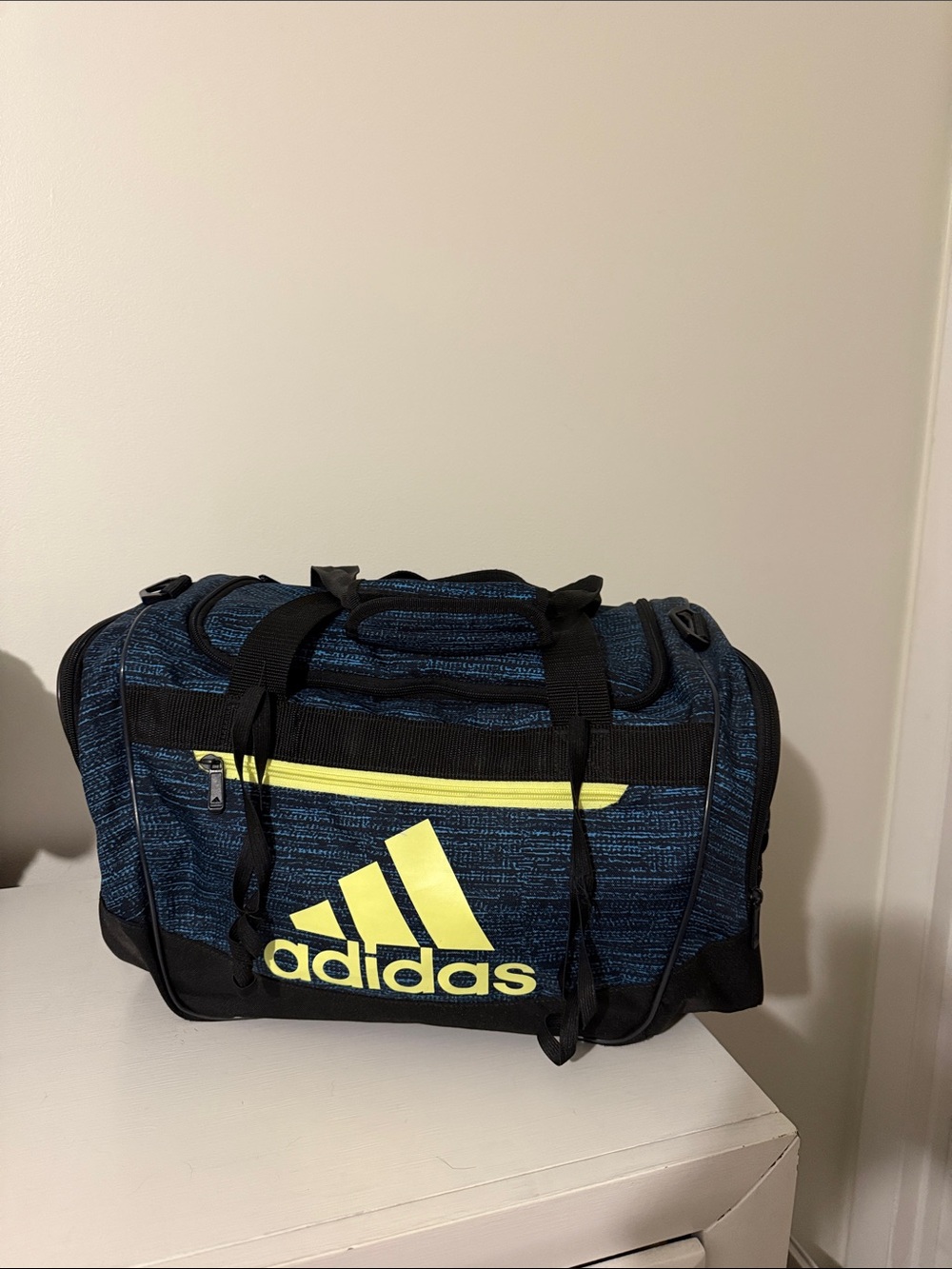 adidas Navy and green Training Duffel Bag
